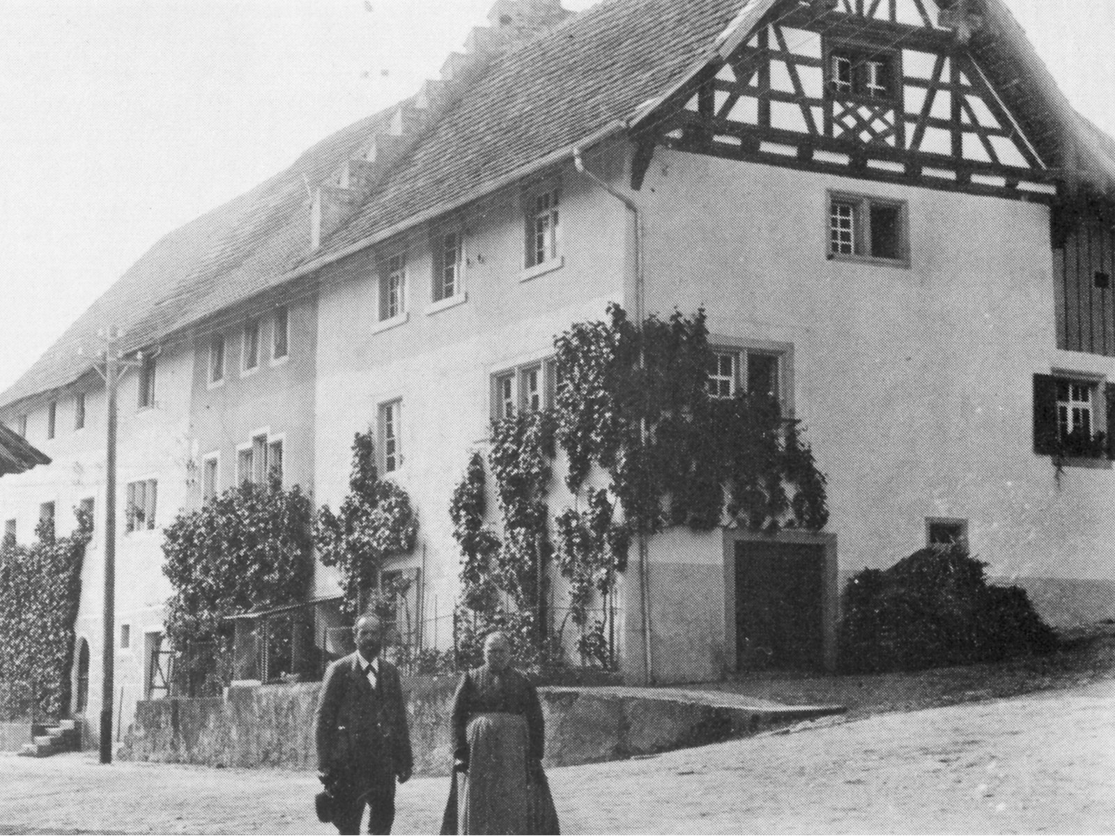                                                     Vogthaus Geißlingen um 1915                                    