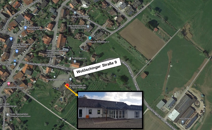  Defibrillator Standort Rechberg, Gemeindehalle Rechberg, Wutöschinger Straße 9, 79771 Klettgau 