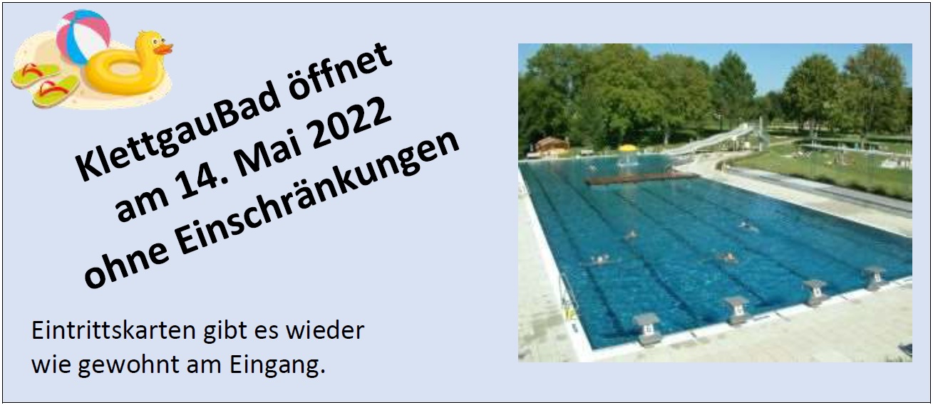  KlettgauBad Saisoneröffnung 2022 